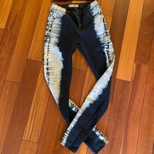 Top shop Tie-dye jeans